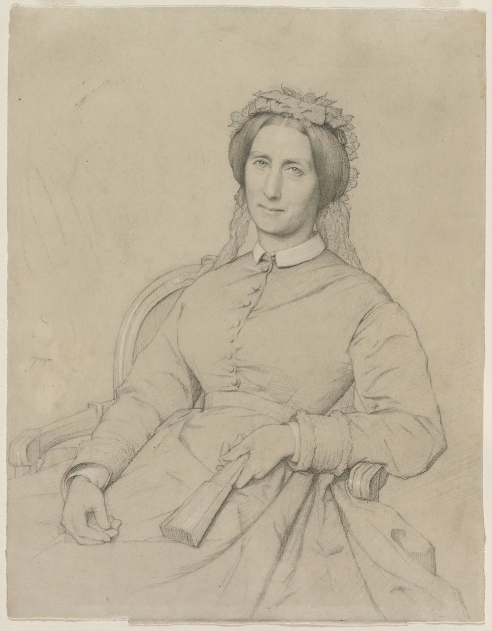 Hippolyte Flandrin - 113, Ritratto di Madame Hippolyte Flandrin (Aimee Ancelot), Cleveland Museum of Art